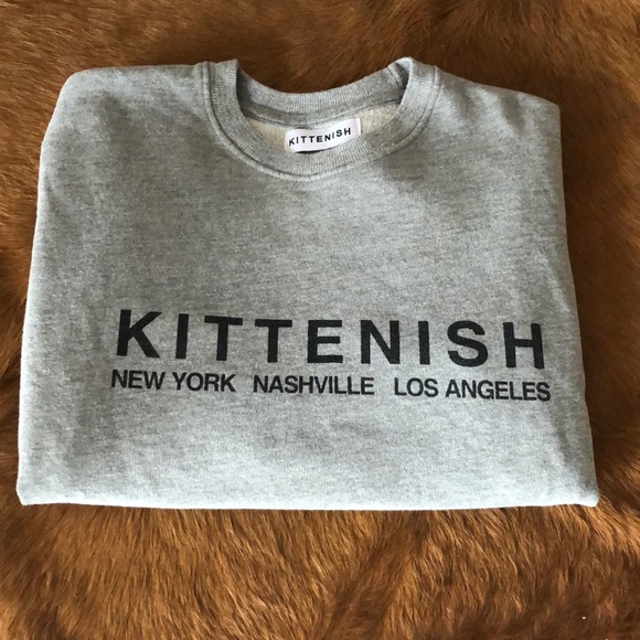 Kittenish Tops - Kittenish logo sweatshirt